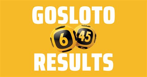 gosloto 45|Russia Gosloto Results 6/45.